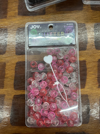 JOY GLITTER IN THE DARK HAIR BEADS #16819