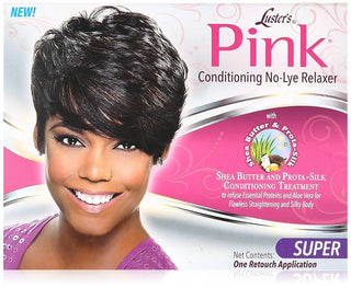 LUSTER'S PINK CONDITIONING NO-LYE RELAXER SUPER RE-TOUCH APPLICATION