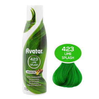 AVATAR SEMI PERMANENT HAIR COLOR 423 LIME SPLASH 4.2OZ