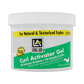 Long Aid Curl Activator Hair Gel For Natural and Texturized Styles 32 Oz