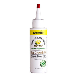 BY NATURES HAIR GROWTH OIL BLACK CASTOR VANILLA 4 Oz