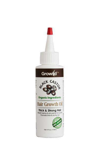 HUILE DE CROISSANCE DES CHEVEUX PAR NATURE HUILE DE RICIN NOIR 4 Oz