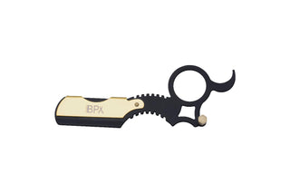 BPX ARTIST RAZOR WITH FINGER RING GOLD & BLACK