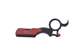 BPX ARTIST RAZOR WITH FINGER RING RED & BLACK