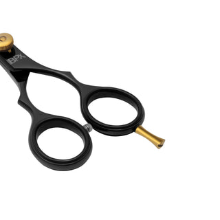BPX BARBER THINNING SHEARS 6" BLACK TITANIUM COATED