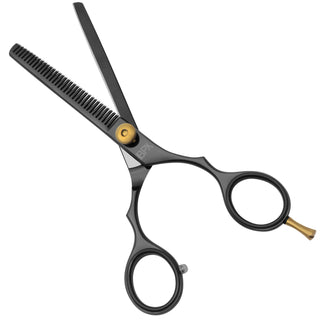 BPX BARBER THINNING SHEARS 6" BLACK TITANIUM COATED