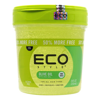 ECO STYLE OLIVE OIL STYLING GEL 50% MORE  - MAX HOLD 24OZ