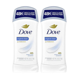 DOVE ORIGINAL CLEAN 48h SWEAT & ODOR PROTECTION TWIN PACK 74g