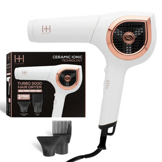 ANNIE H&H Ceramic Ionic Turbo 3000 Hair Dryer White