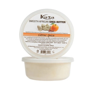 KUZA SMOOTH AFRICAN SHEA BUTEER - CITRUS SPICE 8OZ
