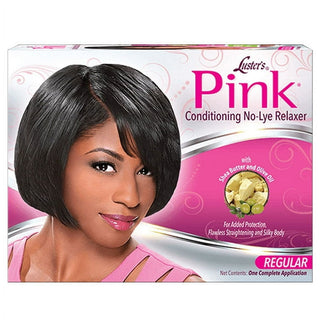 LUSTER'S PINK CONDITIONING NO-LYE RELAXER REGULAR ONE COMPLETE APLICATION
