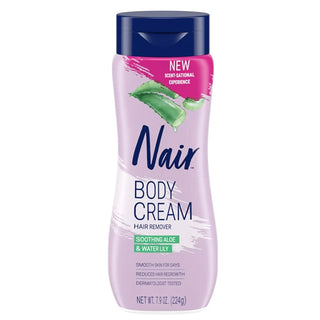 NAIR BODY CREAM HAIR REMOVER WITH ALOE & WATER LILY 7.9OZ