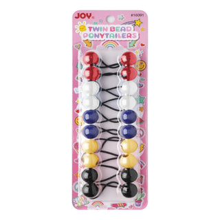 JOY TWIN BEADS PONYTAILERS #16091
