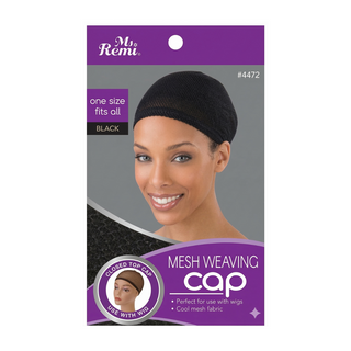 Ms. Remi Mesh Weaving Cap Black *4472