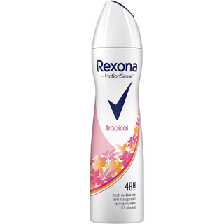 REXONA MOTION SENSE 48H  ANTI-PERSPIRANT SPRAY - TROPICAL 200ML
