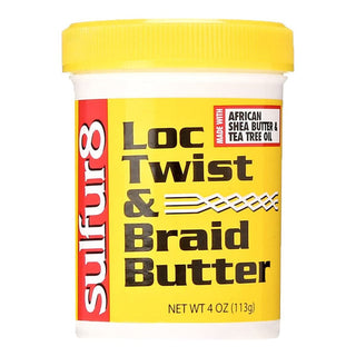 SULFUR 8 LOC TWIST & BRIAD BUTTER 4OZ