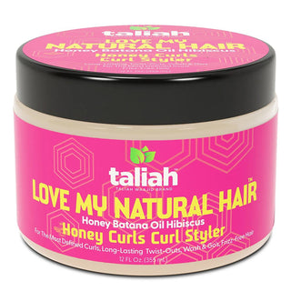 TALIAH WAAJID  LOVE MY NATURAL HAIR HONEY CURLS CURL STYLER 12OZ