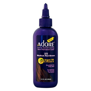ADORE PLUS SEMI - PERMANENT HAIR COLOR 372 RED BROWN 3.4OZ - Beautylicious Canada