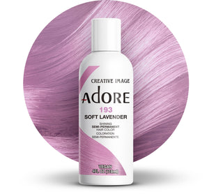 ADORE SEMI - PERMANENT HAIR COLOR 193 SFOT LAVENDER 4OZ - Beautylicious Canada