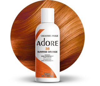ADORE SEMI - PERMANENT HAIR COLOR 38 SUNRISE ORANGE 4OZ - Beautylicious Canada