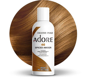 ADORE SEMI - PERMANENT HAIR COLOR 46 SPICED AMBER 4OZ - Beautylicious Canada