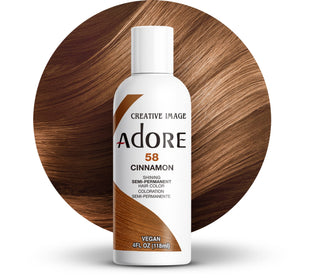 ADORE SEMI - PERMANENT HAIR COLOR 58 CINNAMON 4OZ - Beautylicious Canada