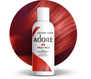 ADORE SEMI - PERMANENT HAIR COLOR 60 TRULY RED 4OZ - Beautylicious Canada
