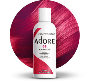ADORE SEMI - PERMANENT HAIR COLOR 68 CRIMSON 4OZ - Beautylicious Canada