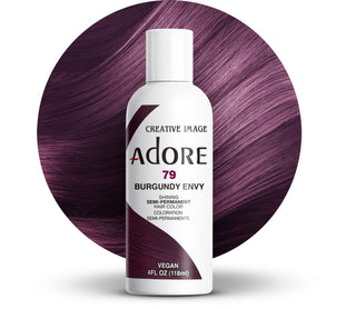 ADORE SEMI - PERMANENT HAIR COLOR 79 BURGUNDY ENVY 4OZ - Beautylicious Canada