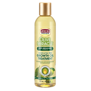 AFRICAN PRIDE OLIVE & TEA TREE GROWTH OIL TREATMENT 8OZ - Beautylicious Canada