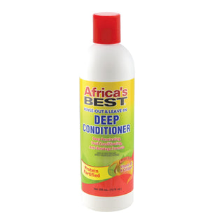 AFRICA'S BEST RINSEOUT & LEAVEIN DEEP CONDITIONER 12OZ - Beautylicious Canada