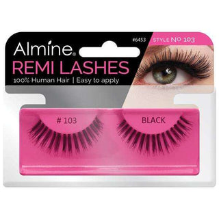 ALMINE BLACK REMI LASHES #6453