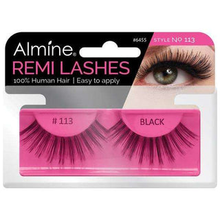 ALMINE BLACK REMI LASHES #6455