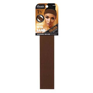 ANNIE BANDE ÉLASTIQUE MARRON VELCRO POUR PERUQUE 4,5 CM #3454