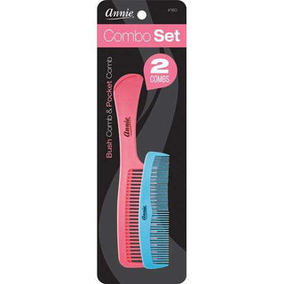Annie Comb Set Bush Comb & Pocket Comb *180 - Beautylicious Canada