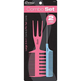 Annie Comb Set Large 3 in 1 Comb & Pin Tail Comb *182 - Beautylicious Canada