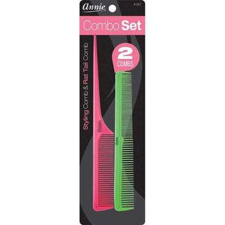 Annie Comb Set Styling Comb and Rat Tail Comb *187 - Beautylicious Canada