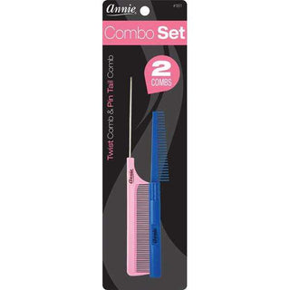 Annie Comb Set Twist Comb & Pin Tail Comb *181 - Beautylicious Canada