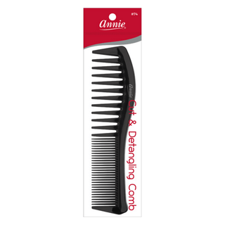 Annie Cut & Detangle Comb Black *74 - Beautylicious Canada