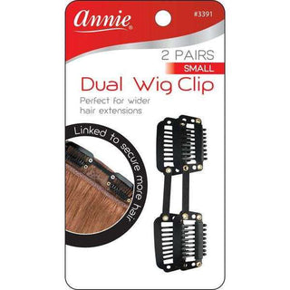 Annie Dual Wig Clip 2CT Small *3391 - Beautylicious Canada