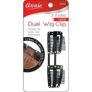 Annie Dual Wig Clip Large Two Pairs *3392 - Beautylicious Canada