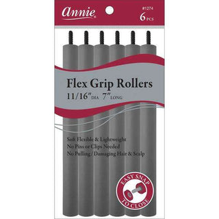 Annie Flex Grip Rollers 11/16 Inch Gray *1274 - Beautylicious Canada