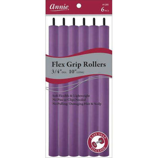 Annie Flex Grip Rollers 3/4 Inch Extra Long Purple *1285 - Beautylicious Canada