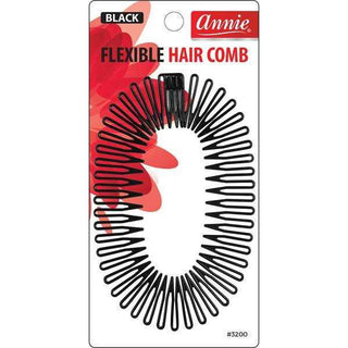 Annie Flexible Hair Comb Black *3200 - Beautylicious Canada