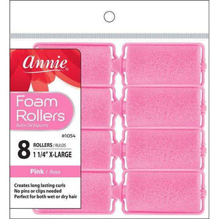 Annie Foam Rollers X - Large 8Ct Pink *1054 - Beautylicious Canada