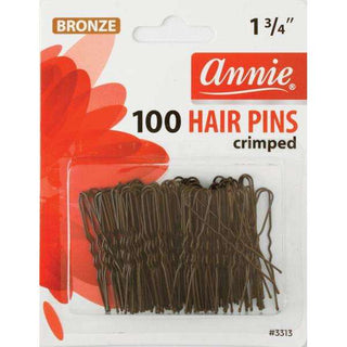 Annie Hair Pins 1 3/4" 100Ct Bronze *3313 - Beautylicious Canada