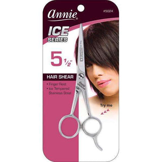Annie Ice Tempered Stainless Steel Hair Shears 5.5 Inch *5024 - Beautylicious Canada