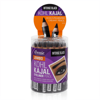 ANNIE JUMBO KOHL KAJAL EYELINER PENCIL - INTENSE BLACK 519 - Beautylicious Canada