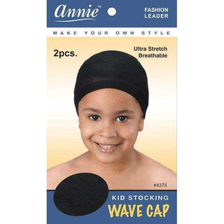 Annie Kid Stocking Wave Cap 2Pc Asst Color *4375 - Beautylicious Canada
