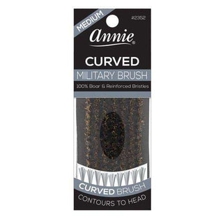 ANNIE CURVED MILITARY BRUSH *2352